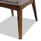 Baxton Studio Nexus Walnut Wood Finishing Greyish Beige Dining Side Chair, PK2 140-7588 - alternate 5